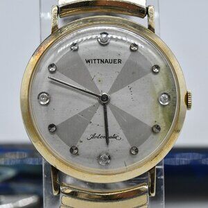 Wittnauer Watch 1950s 10KGF With 10KGF Kreisler Band Mechanical Automatic